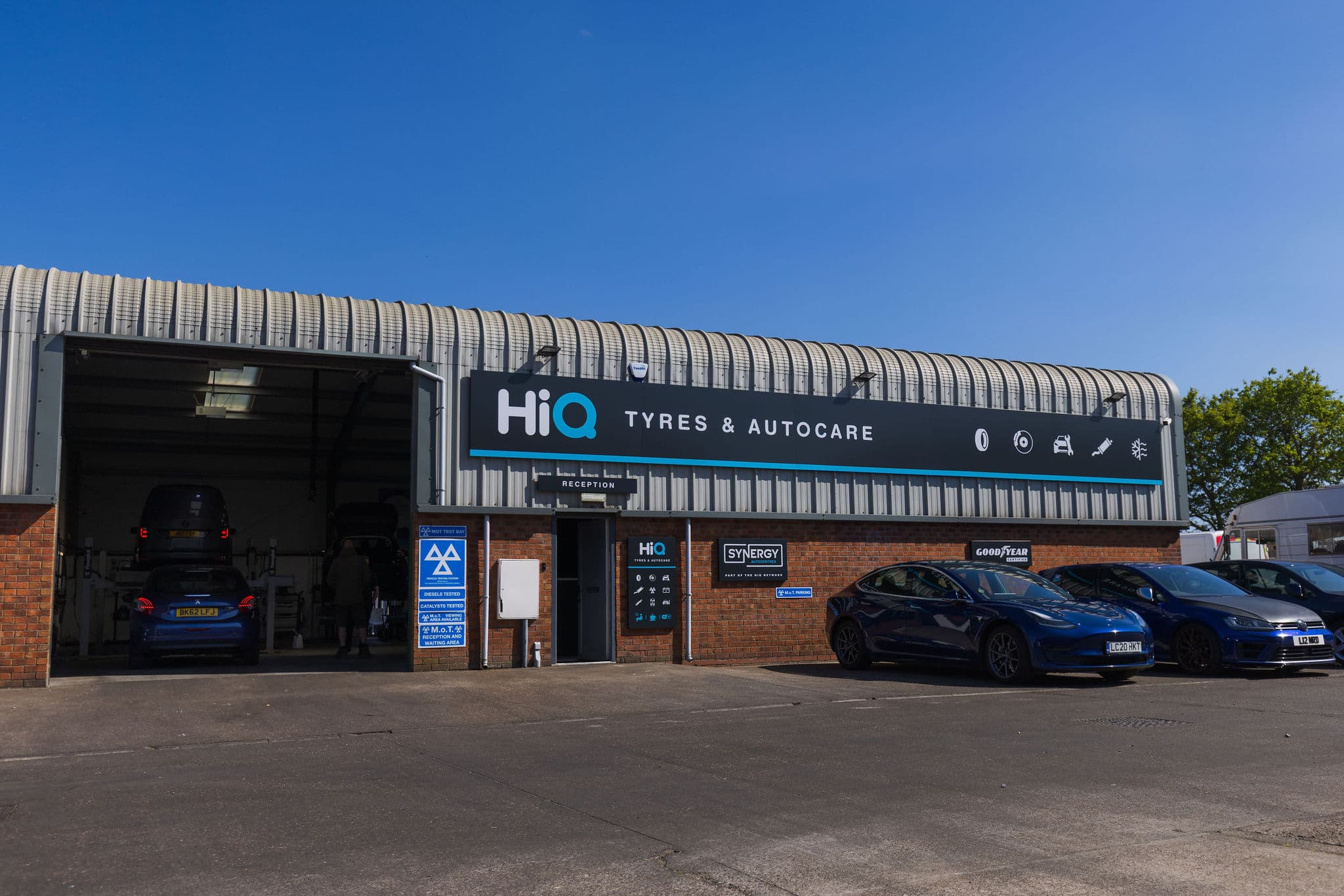 Synergy Autocentres workshop on Pioneer Way, Lincoln